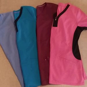 Lot of Healing Hands scrub tops
